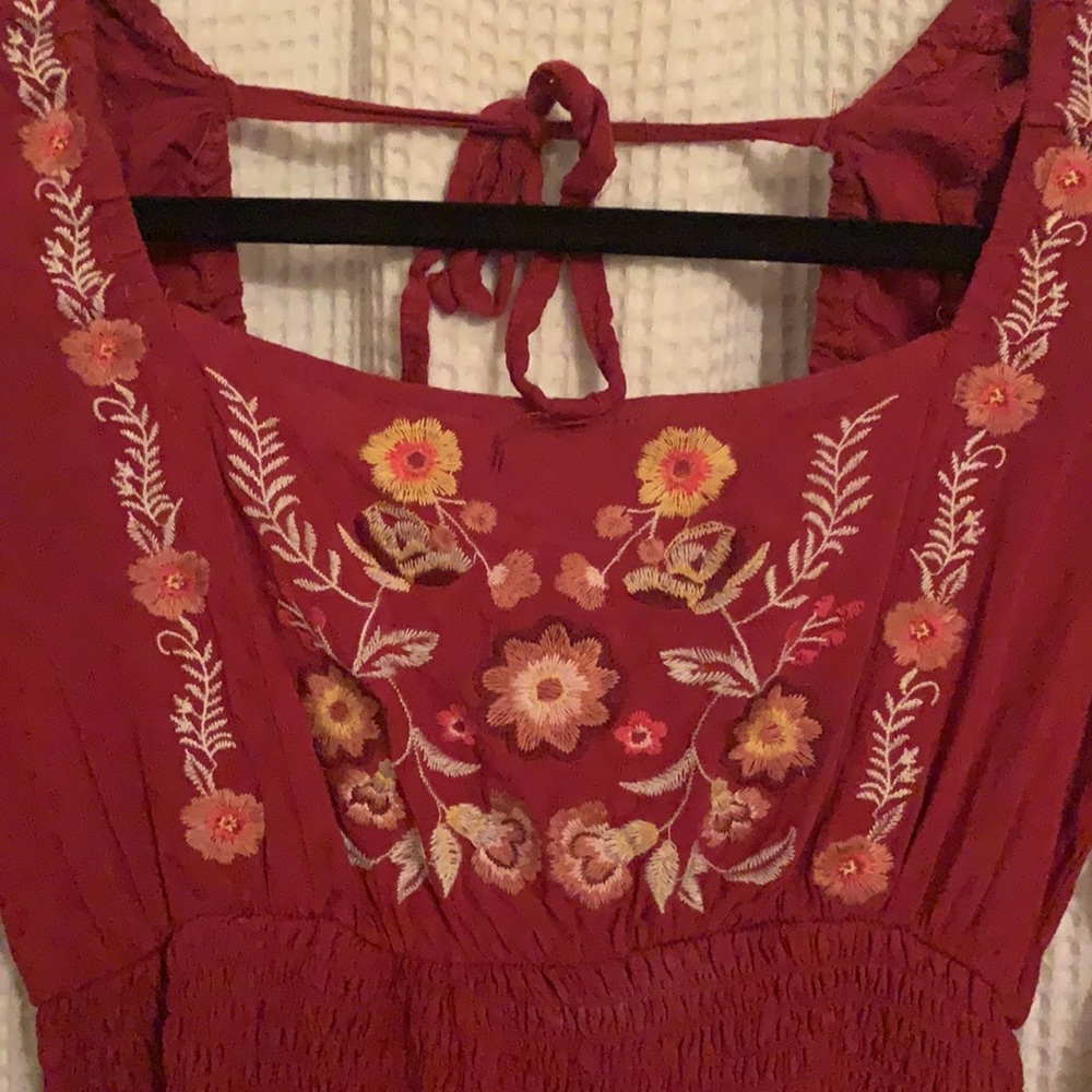Blue Rain Boho red dress - Picture 4 of 8
